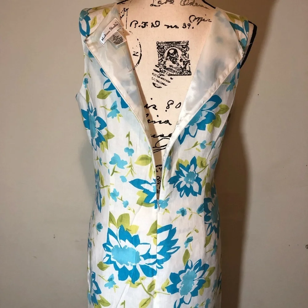 Madison Studio Floral Sleeveless Dress size 14